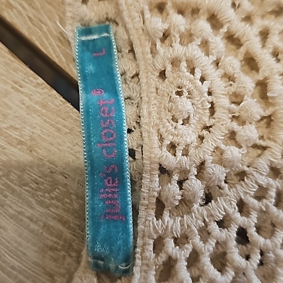 💥4 for $25💥women's boho knit crop top size L Julie's closet - Picture 3 of 3